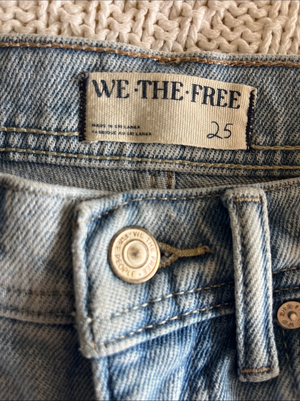 We The Free Leila High-Rise Leggy Slim Jeans Sz 25 - Picture 5 of 14